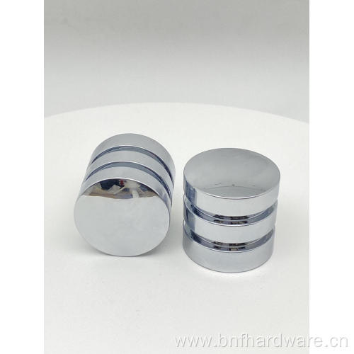 The Double Groove Chromium Plating Bright Furniture Knobs